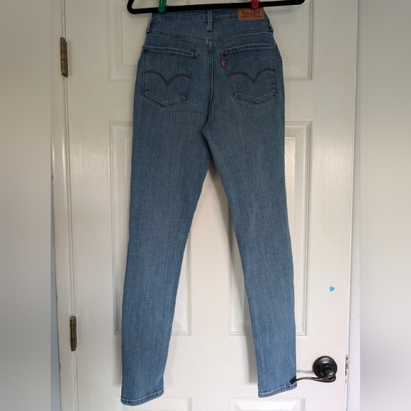 Levi 721 High Rise Skinny Jeans women's Size 27X30 - Picture 3 of 5